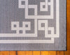 Aegean Labyrinth Collection Area Rug -  Rhodes Rectangle Black  lifestyle 61