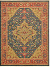 Persian Elegance Collection Area Rug -  Golestan Rectangle Navy Blue  lifestyle 4