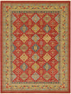 Persian Elegance Collection Area Rug -  Kashan Rectangle Red  lifestyle 2