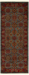 Persian Elegance Collection Area Rug -  Nain Runner Light Blue  lifestyle 16
