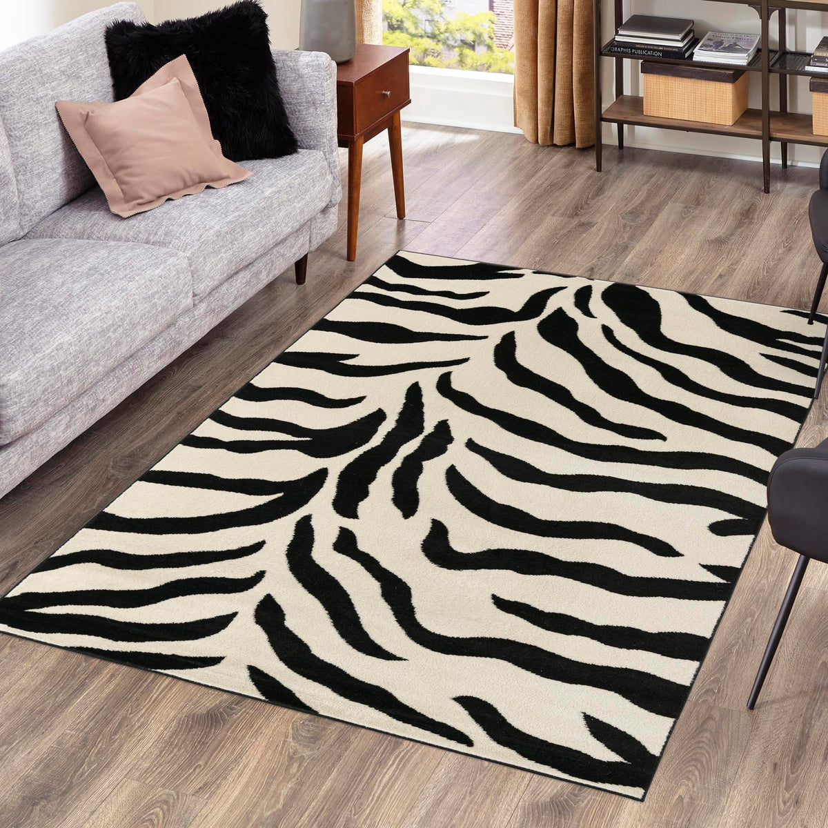 Savannah Sojourn Collection Area Rug -  Okavango Rectangle Ivory  lifestyle 17
