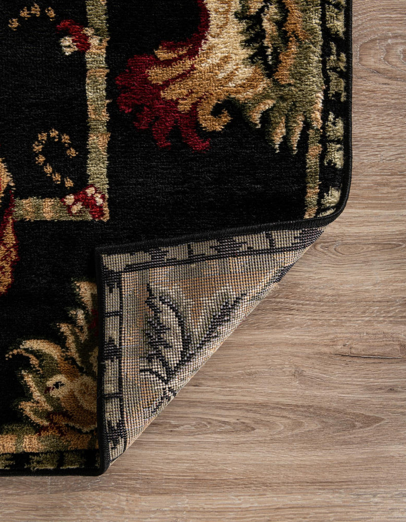 Rural Charm Collection Area Rug - Meadowbrook Rectangle Black  lifestyle 9