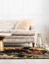 Rural Charm Collection Area Rug - Meadowbrook Rectangle Black  lifestyle 8
