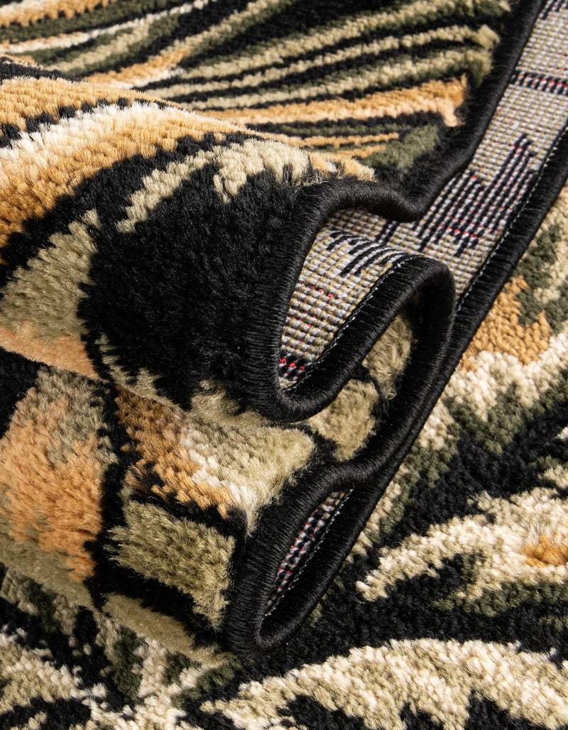 Rural Charm Collection Area Rug - Meadowbrook Rectangle Black  lifestyle 28