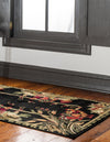 Rural Charm Collection Area Rug - Meadowbrook Runner Black  lifestyle 57