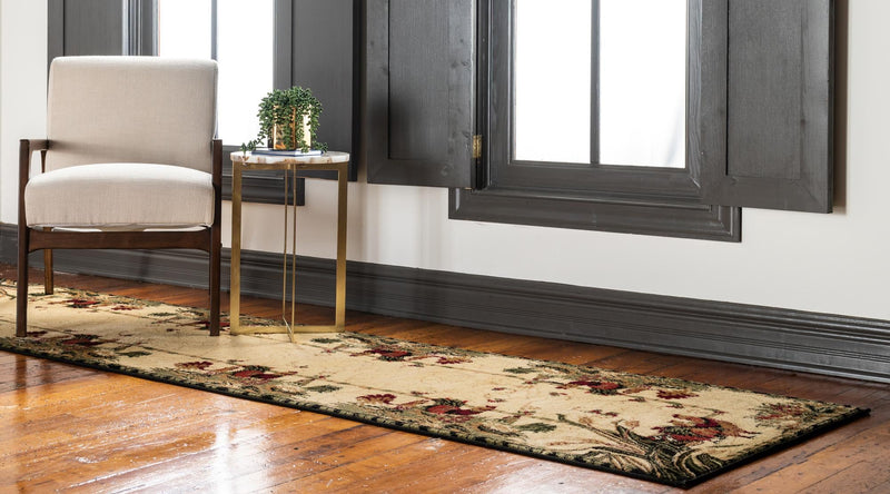 Rural Charm Collection Area Rug - Meadowbrook Runner Cream  lifestyle 55