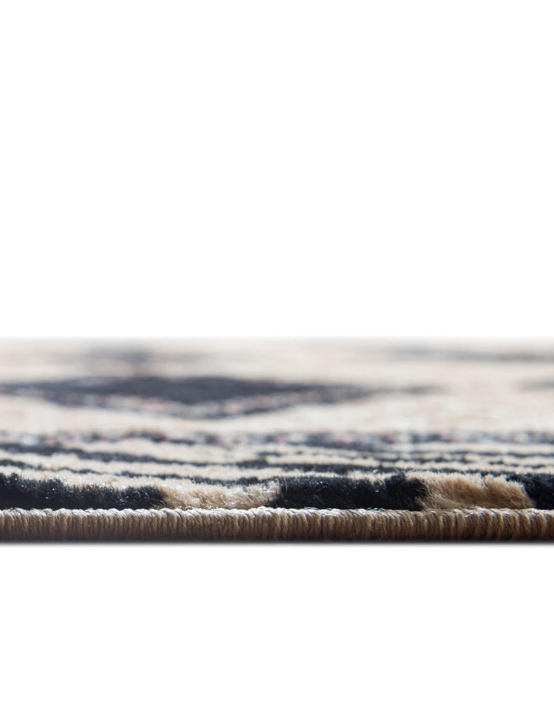 Savannah Sojourn Collection Area Rug -  Namib Square Light Brown  lifestyle 23