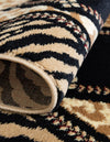 Savannah Sojourn Collection Area Rug -  Namib Square Light Brown  lifestyle 24