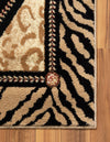 Savannah Sojourn Collection Area Rug -  Namib Square Light Brown  lifestyle 25