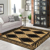 Savannah Sojourn Collection Area Rug -  Namib Square Light Brown  lifestyle 29