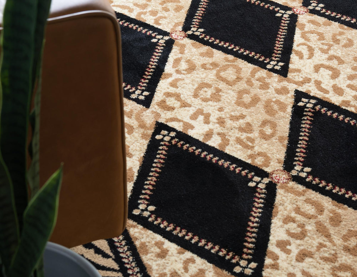 Savannah Sojourn Collection Area Rug -  Namib Rectangle Light Brown  lifestyle 7