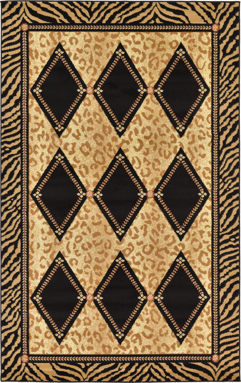 Savannah Sojourn Collection Area Rug -  Namib Rectangle Light Brown  lifestyle 2