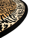 Savannah Sojourn Collection Area Rug -  Kruger Round Light Brown  lifestyle 20