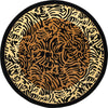 Savannah Sojourn Collection Area Rug -  Kruger Round Light Brown  lifestyle 7
