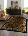 Savannah Sojourn Collection Area Rug -  Kruger Rectangle Light Brown  lifestyle 2