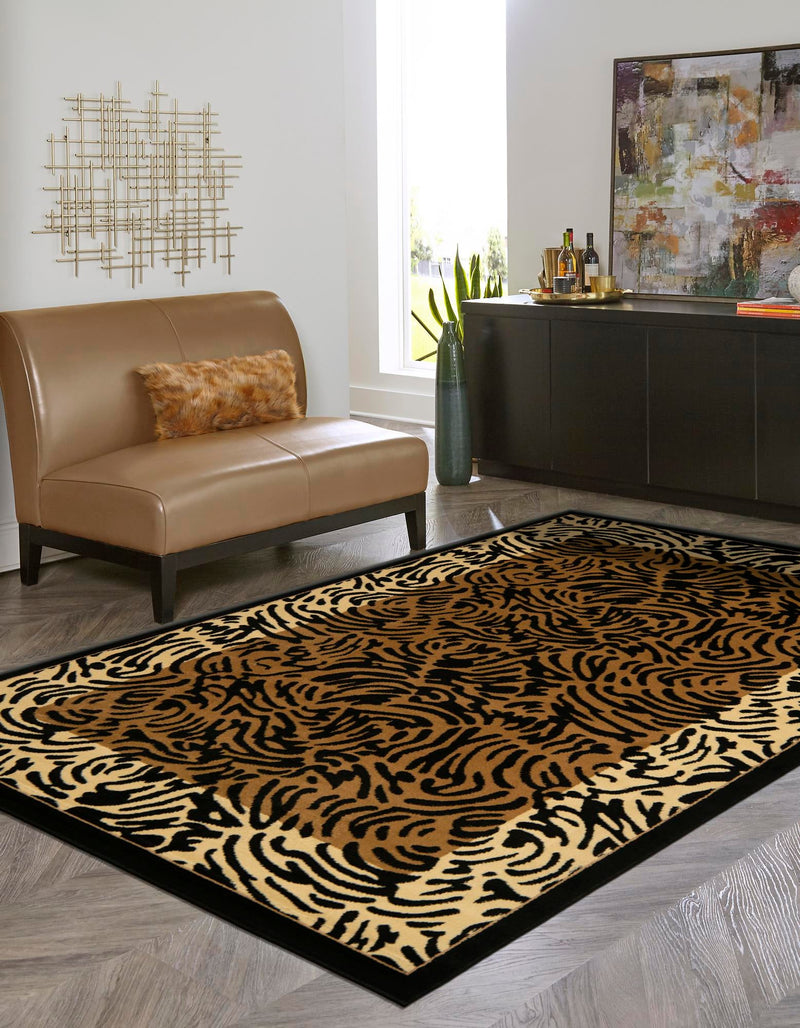 Savannah Sojourn Collection Area Rug -  Kruger Rectangle Light Brown  lifestyle 4