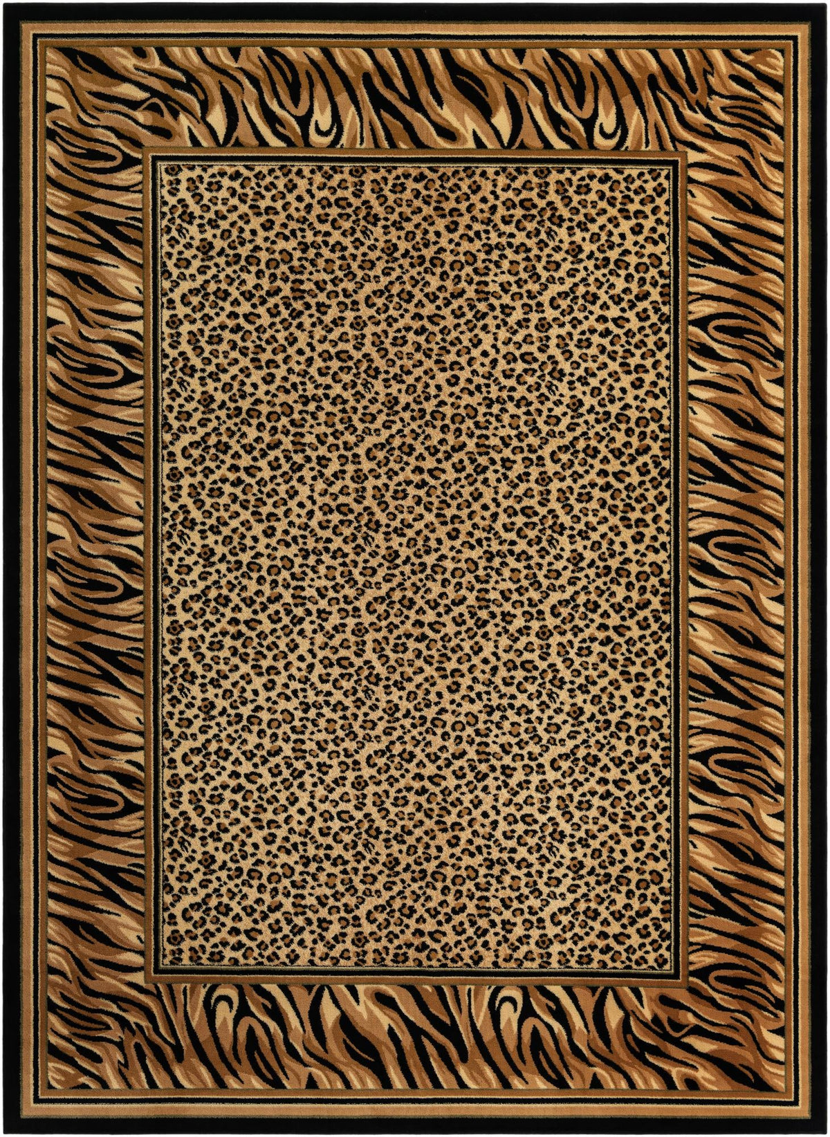 Savannah Sojourn Collection Area Rug -  Chobe Rectangle Light Brown Main