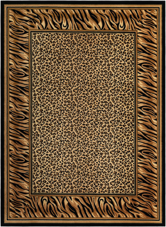 Savannah Sojourn Collection Area Rug -  Chobe Rectangle Light Brown Main
