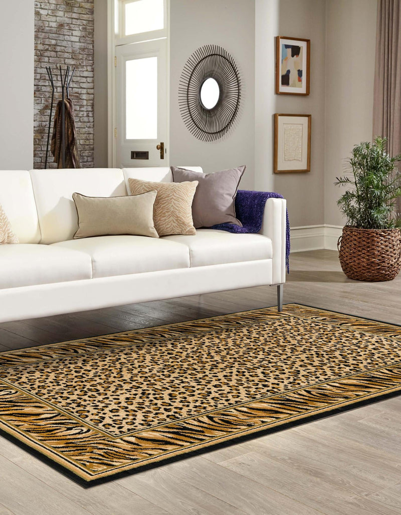 Savannah Sojourn Collection Area Rug -  Chobe Rectangle Light Brown  lifestyle 4