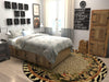 Savannah Sojourn Collection Area Rug -  Moremi Round Cream  lifestyle 31