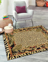 Savannah Sojourn Collection Area Rug -  Moremi Square Cream  lifestyle 38