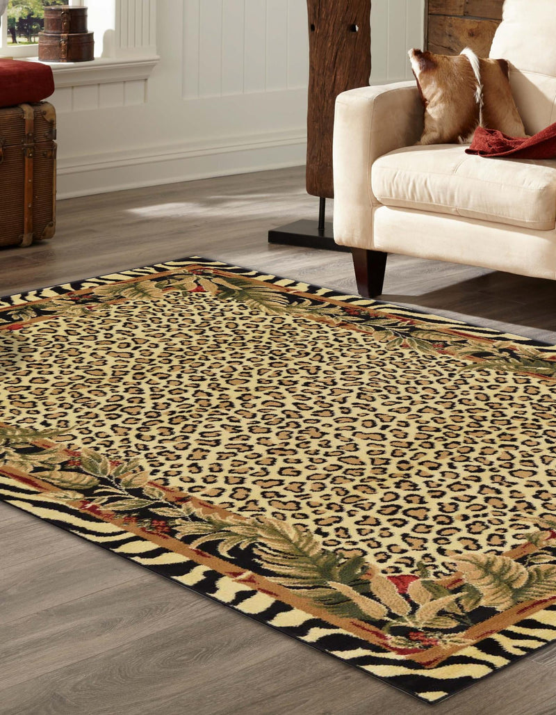 Savannah Sojourn Collection Area Rug -  Moremi Rectangle Cream  lifestyle 4