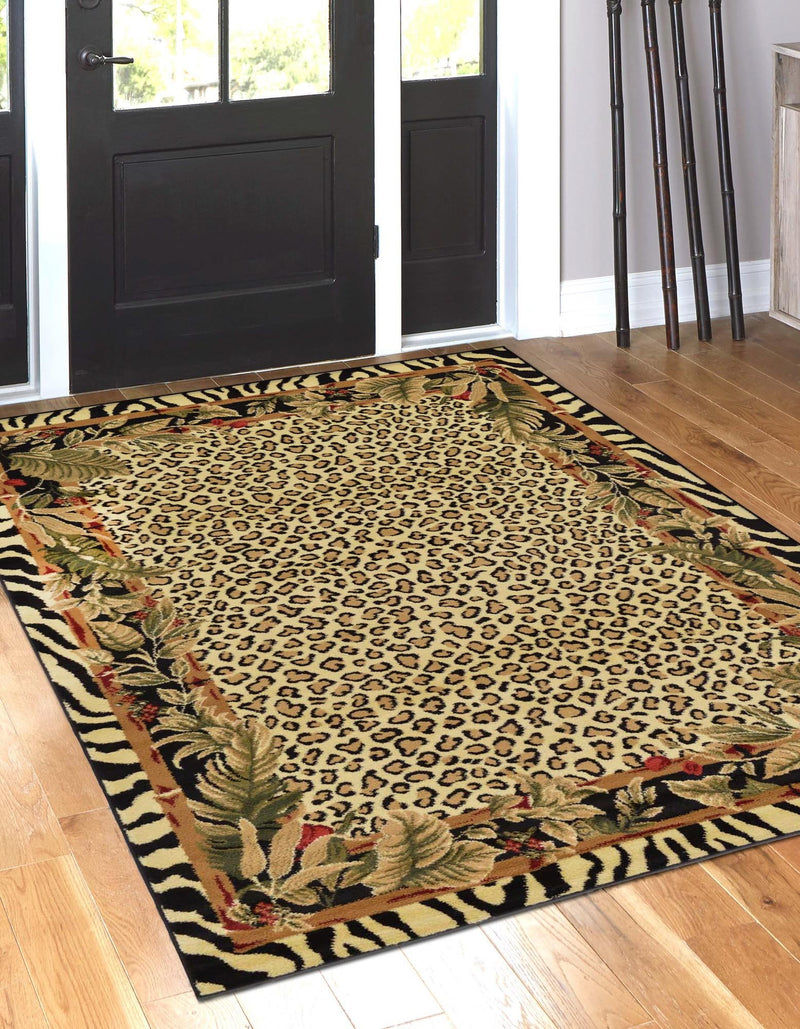 Savannah Sojourn Collection Area Rug -  Moremi Rectangle Cream  lifestyle 5
