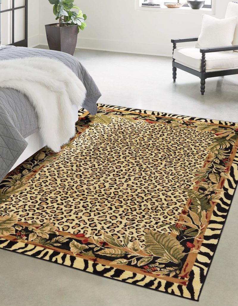 Savannah Sojourn Collection Area Rug -  Moremi Rectangle Cream  lifestyle 6