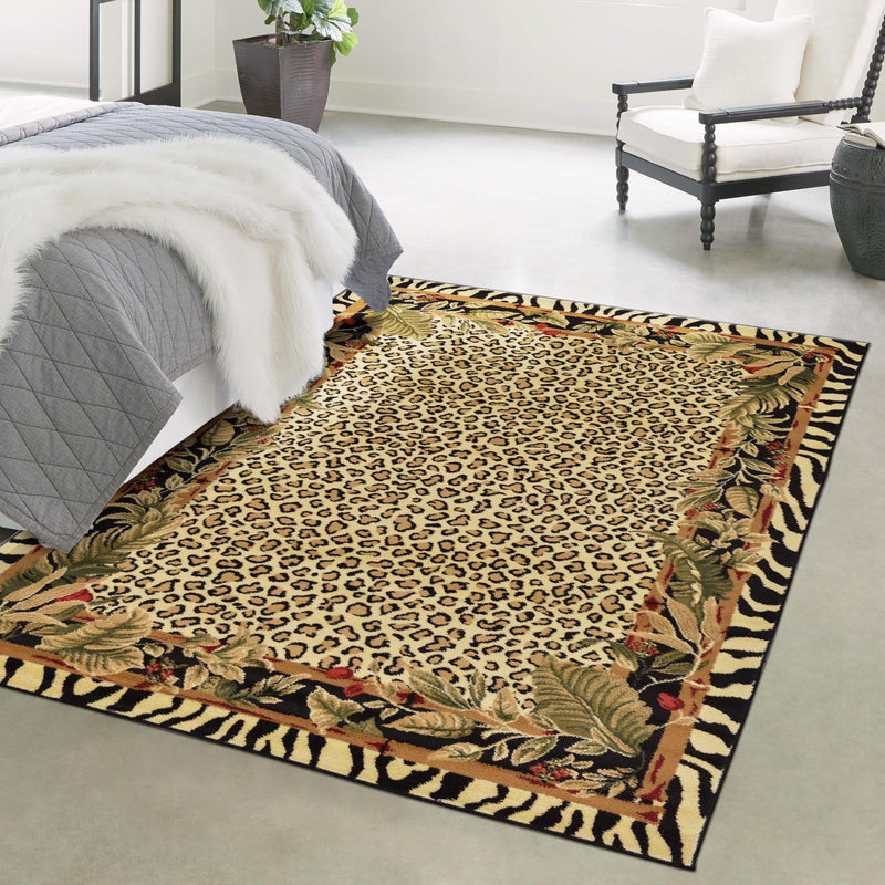Savannah Sojourn Collection Area Rug -  Moremi Rectangle Cream  lifestyle 20