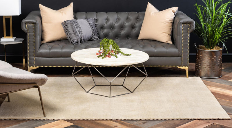 Tonal Oasis Collection Area Rug -  Lenox (Beige) Rectangle Beige  lifestyle 7