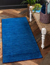 Tonal Oasis Collection Area Rug -  Gobi Runner Blue  lifestyle 8