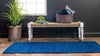 Tonal Oasis Collection Area Rug -  Gobi Runner Blue  lifestyle 5