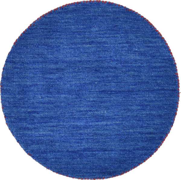 Tonal Oasis Collection Area Rug -  Gobi Round Blue  lifestyle 3