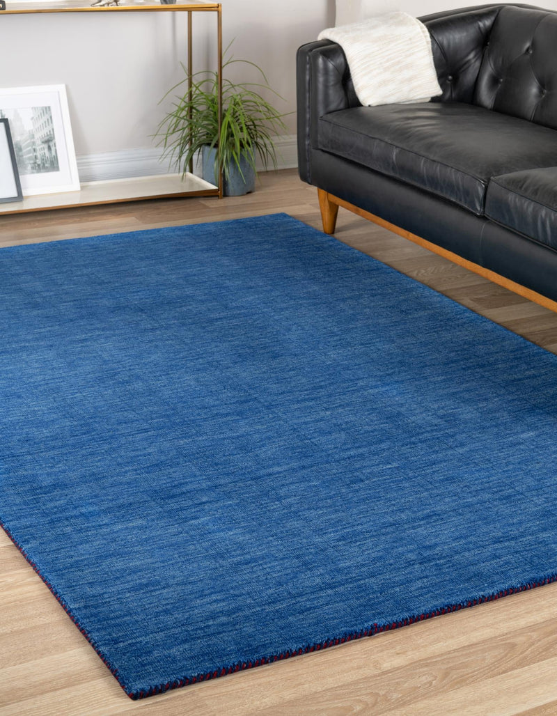 Tonal Oasis Collection Area Rug -  Lenox (Blue) Rectangle Blue  lifestyle 4