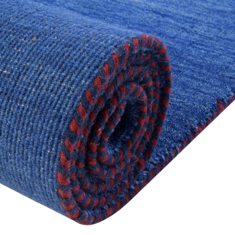 Tonal Oasis Collection Area Rug -  Lenox (Blue) Rectangle Blue  lifestyle 12