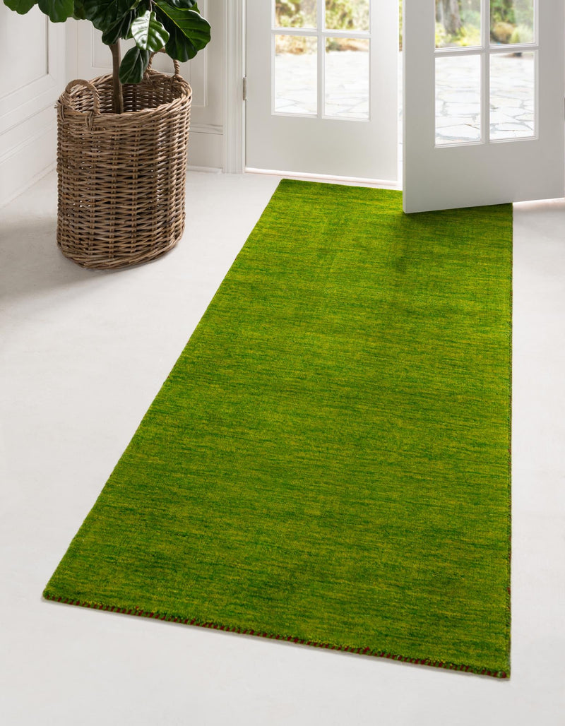 Tonal Oasis Collection Area Rug -  Lenox (Light Green) Runner Light Green  lifestyle 13
