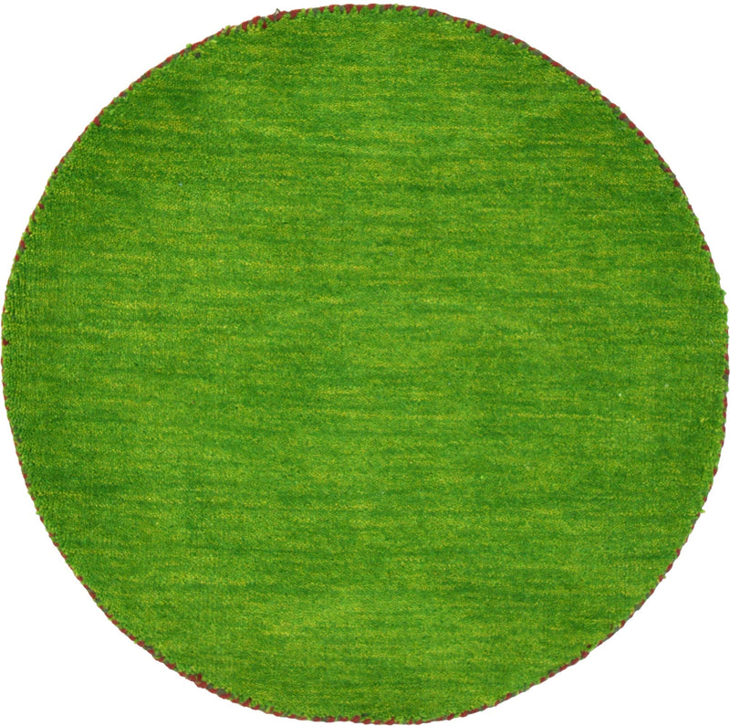 Tonal Oasis Collection Area Rug -  Lenox (Light Green) Round Light Green  lifestyle 11