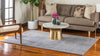 Tonal Oasis Collection Area Rug -  Lenox (Gray) Rectangle Gray  lifestyle 3