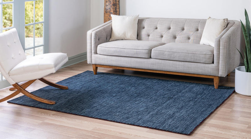 Tonal Oasis Collection Area Rug -  Lenox (Navy Blue) Rectangle Navy Blue  lifestyle 4