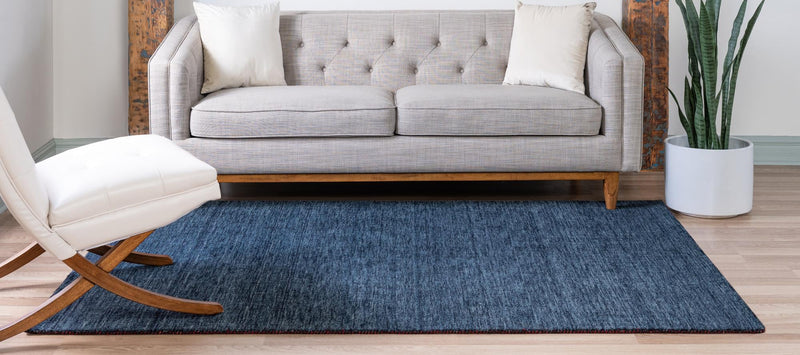 Tonal Oasis Collection Area Rug -  Lenox (Navy Blue) Rectangle Navy Blue  lifestyle 5