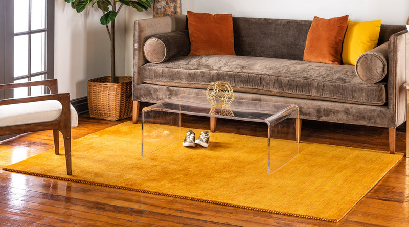Tonal Oasis Collection Area Rug -  Thar Rectangle Orange  lifestyle 2