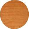 Tonal Oasis Collection Area Rug -  Lenox (Orange) Round Orange  lifestyle 5