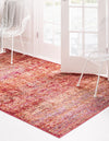 Lagoon Luxe Collection Area Rug -  Seafarer Rectangle Red  lifestyle 6