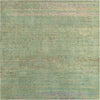 Lagoon Luxe Collection Area Rug -  Seafarer Square Green  lifestyle 21