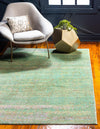 Lagoon Luxe Collection Area Rug -  Seafarer Rectangle Green  lifestyle 6