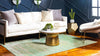 Lagoon Luxe Collection Area Rug -  Seafarer Rectangle Green  lifestyle 11