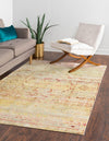 Lagoon Luxe Collection Area Rug -  Seafarer Rectangle Yellow  lifestyle 7