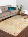 Lagoon Luxe Collection Area Rug -  Seafarer Rectangle Yellow  lifestyle 12