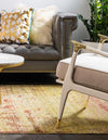 Lagoon Luxe Collection Area Rug -  Seafarer Rectangle Yellow  lifestyle 17