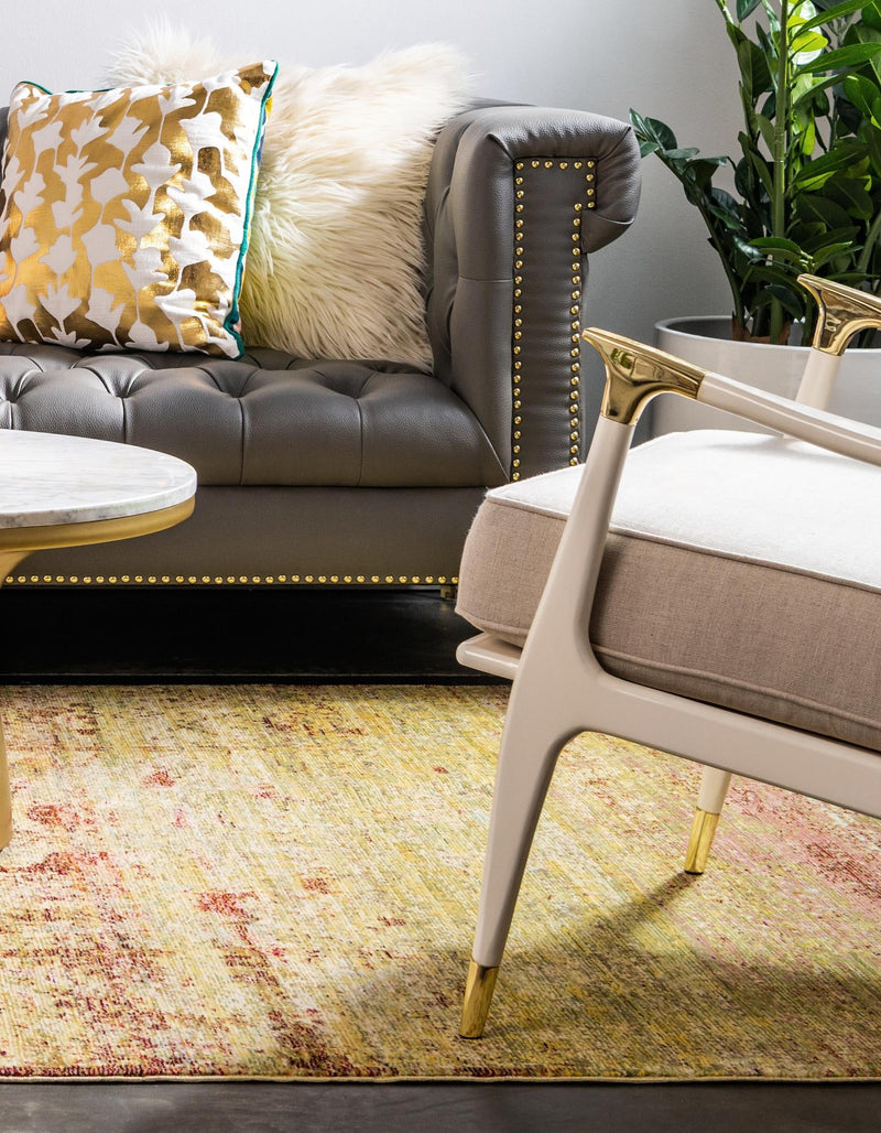Lagoon Luxe Collection Area Rug -  Seafarer Rectangle Yellow  lifestyle 17
